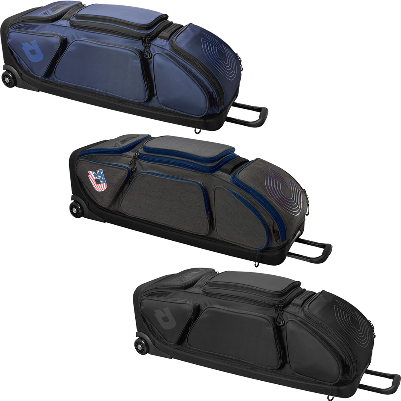 DeMarini Special Ops Front Line Baseball & Softball Wheeled Equipment Bag WB571090 3 DeMarini Special Ops Front Line Baseball & Softball Wheeled Equipment Bag WB571090