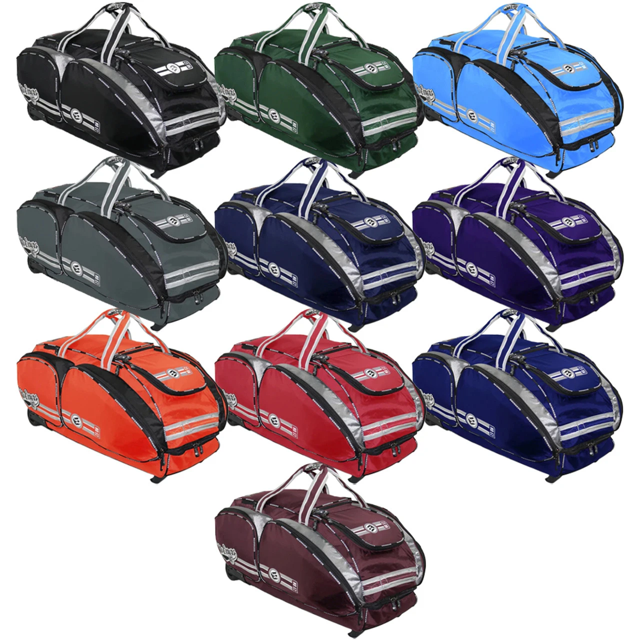 No Errors E2 Wheeled Catcher’s Bag – Baseball & Softball Catcher’s Bag NWBNDE2 3 No Errors E2 Wheeled Catcher’s Bag – Baseball & Softball Catcher’s Bag NWBNDE2