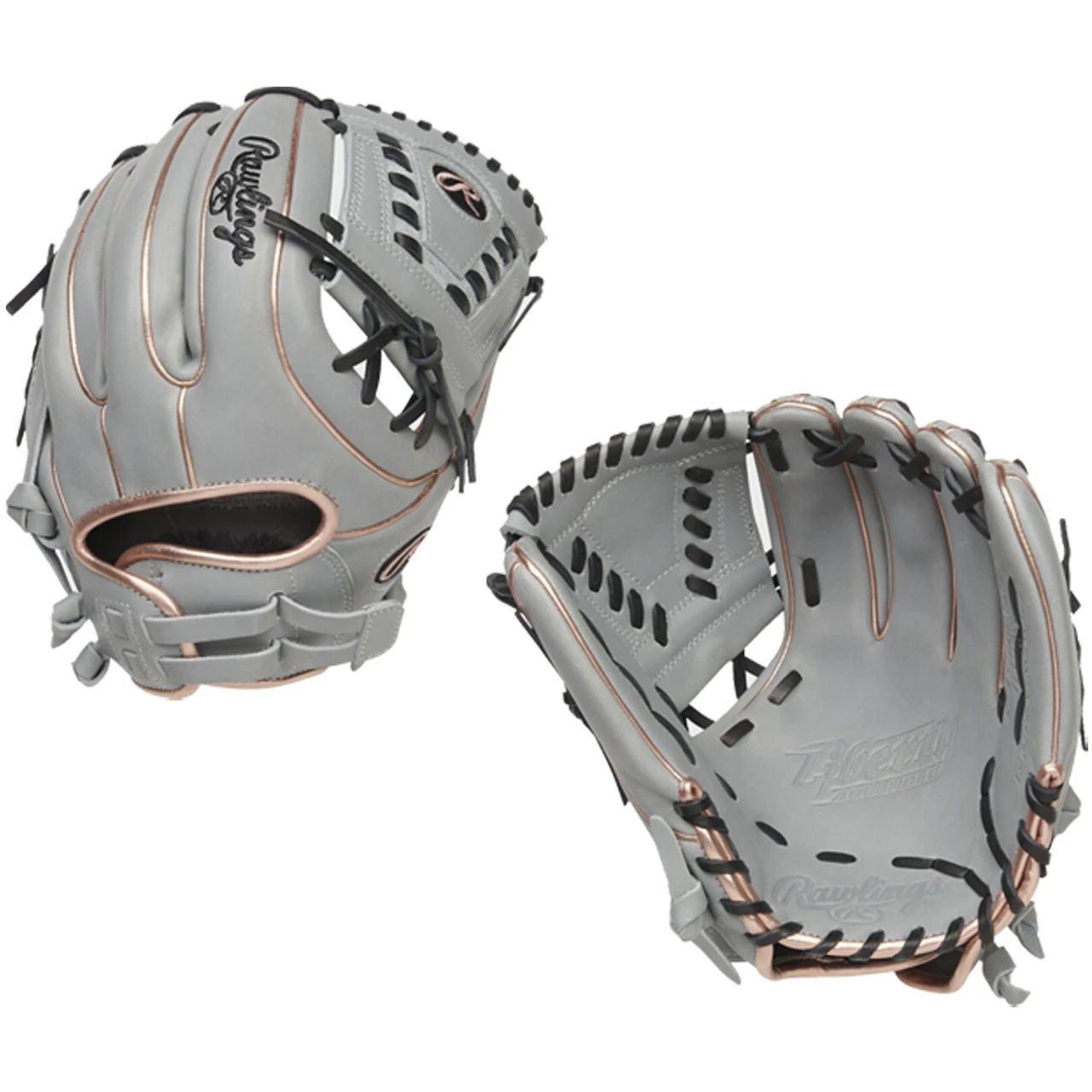 Rawlings Liberty Advanced CS Series 11.75” Fastpitch Softball Infield Glove – Grey 3 Rawlings Liberty Advanced CS Series 11.75” Fastpitch Softball Infield Glove – Grey