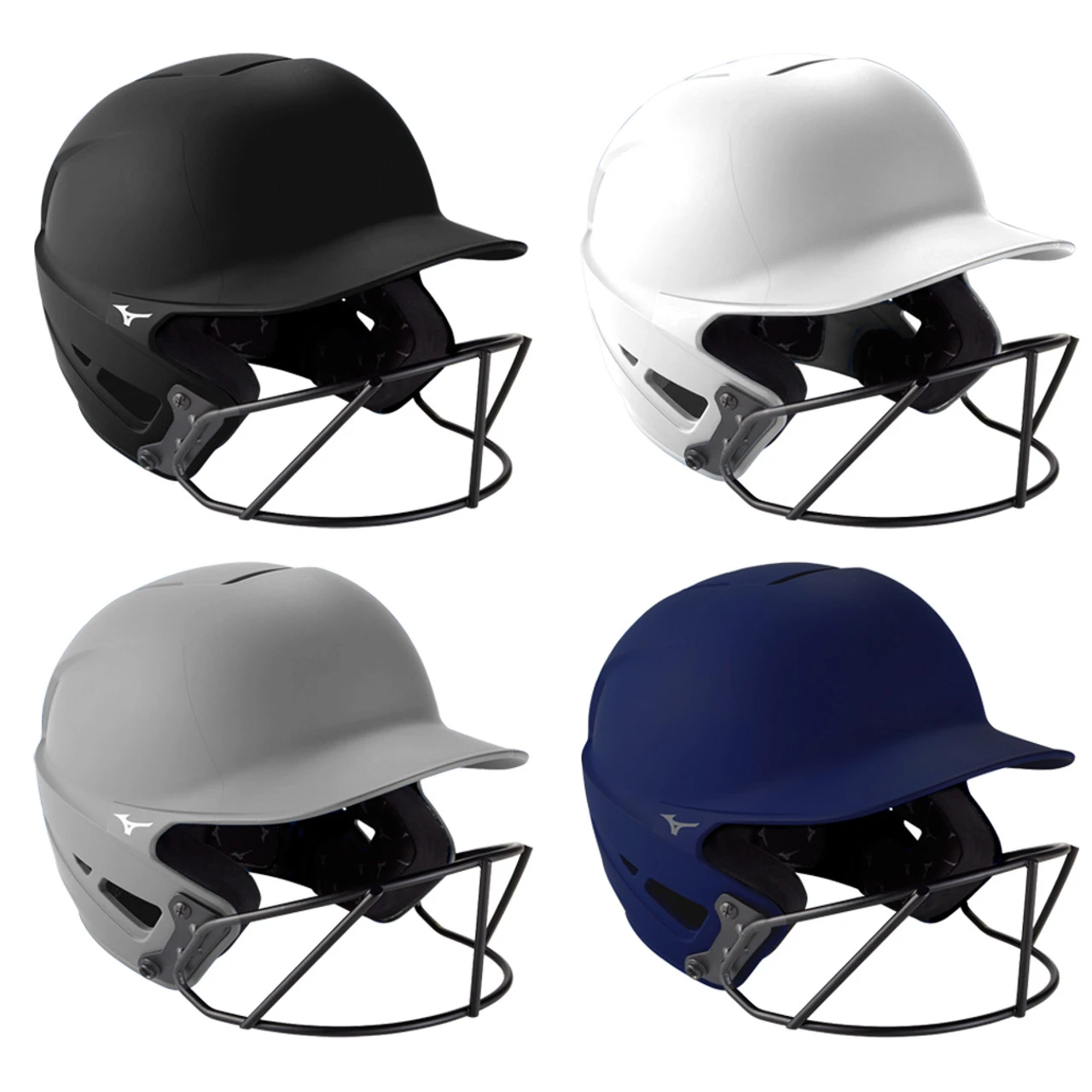 Mizuno F6 Youth Fastpitch Softball Batting Helmet W/Mask 380397 3 Mizuno F6 Youth Fastpitch Softball Batting Helmet W/Mask 380397