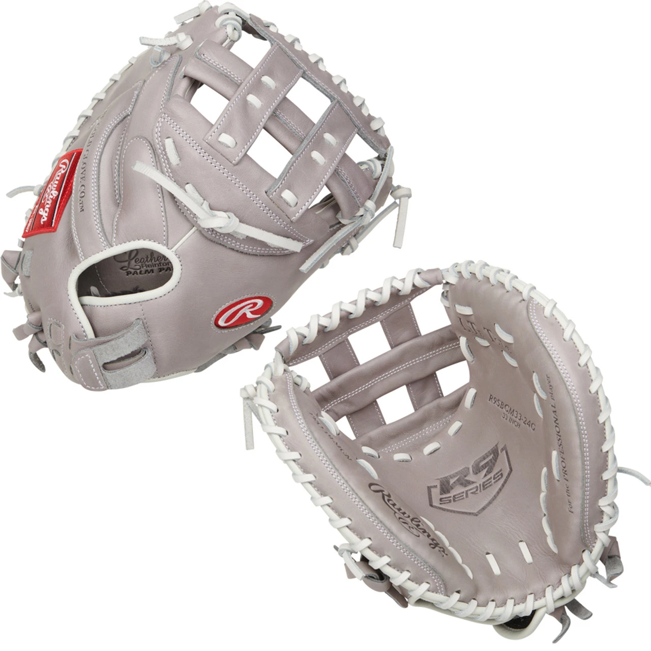 Rawlings R9 33" Fastpitch Softball Catcher's Mitt R9SBCM33-24G 3 Rawlings R9 33" Fastpitch Softball Catcher's Mitt R9SBCM33-24G