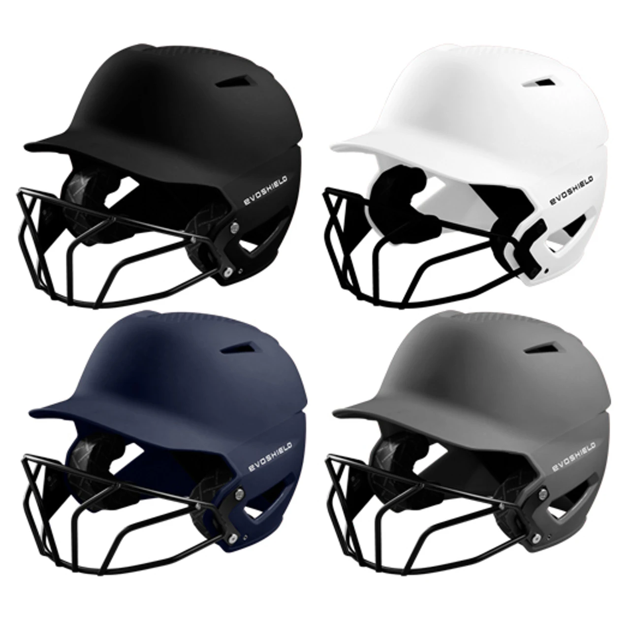 Evoshield XVT Fastpitch Softball Helmet W/ Mask WTV7135 3 Evoshield XVT Fastpitch Softball Helmet W/ Mask WTV7135