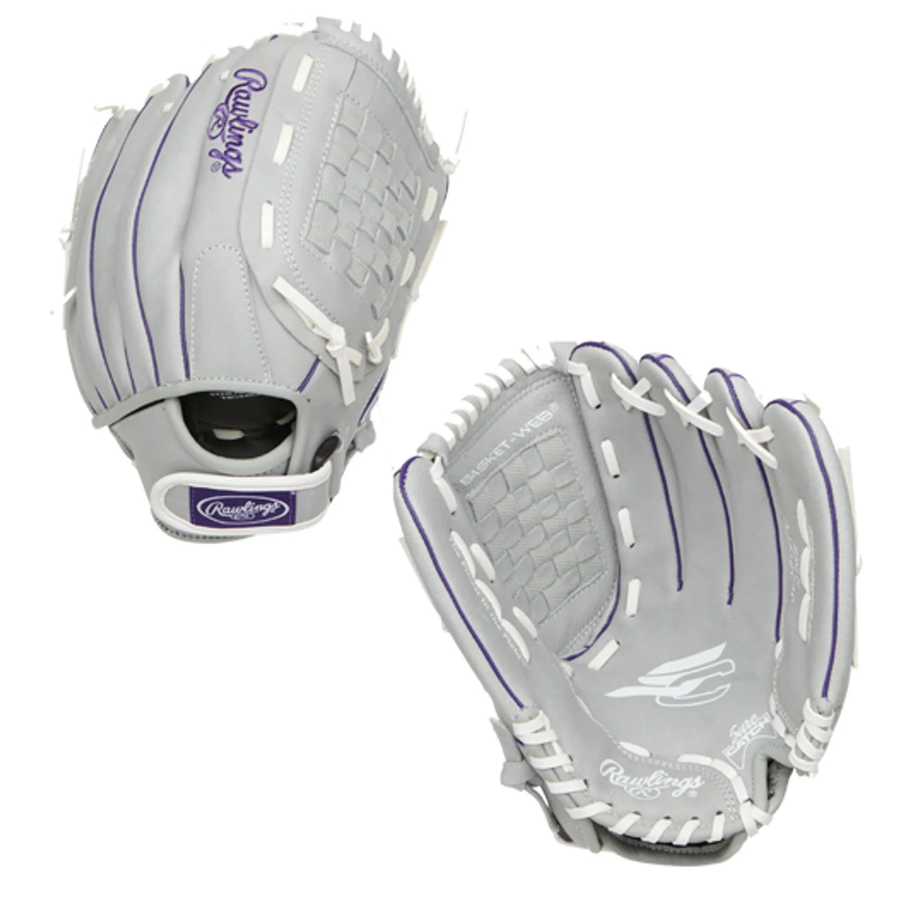 Rawlings Sure Catch 12" Youth Fastpitch Softball Glove SCSB12PU 3 Rawlings Sure Catch 12" Youth Fastpitch Softball Glove SCSB12PU