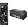 Wilson Team Gear Wheeled Bag - Equipment Roller Bag WTA9710BL