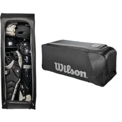 Wilson Team Gear Wheeled Bag - Equipment Roller Bag WTA9710BL
